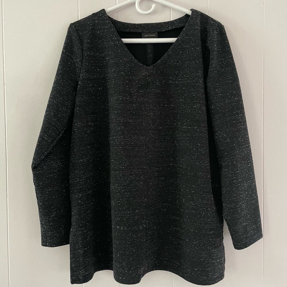 J. Jill Women's Wearever Collection Sweatshirt V-Neck Size Medium